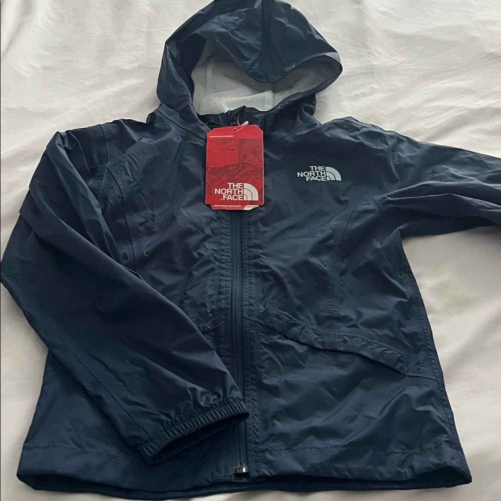 The North Face Kids Dark Blue Raincoat